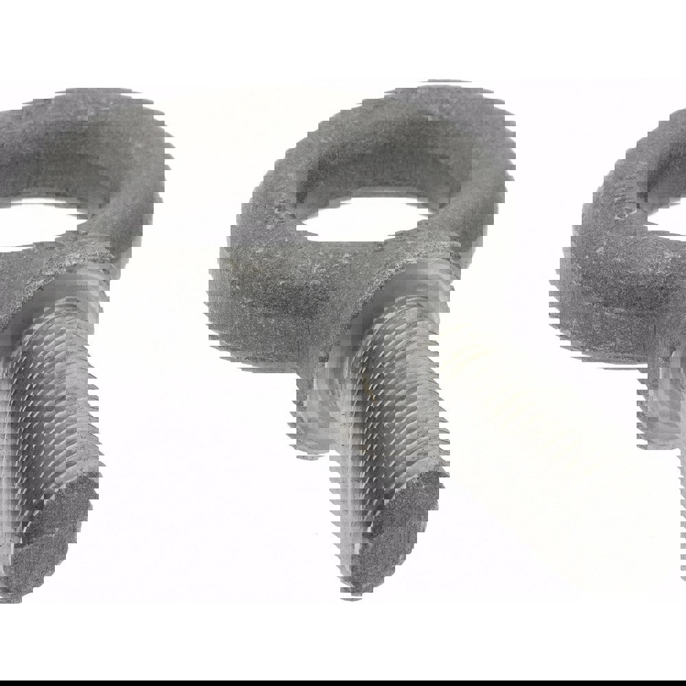 Fixed Lifting Eye Bolt: With Shoulder, 4,000 lb Capacity, 5/8-11 Thread, Grade 1030 Steel